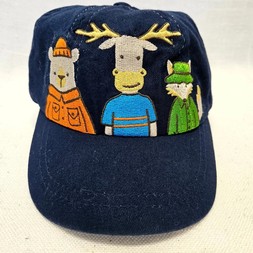 Kidtees‎ by Stephen Joseph Jackson Hole WY Kids Hat Embroidered Moose Bear Fox